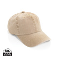BEAU AWARE™ Keps med 6 paneler i 270gsm tvättad bomullstwill, beige