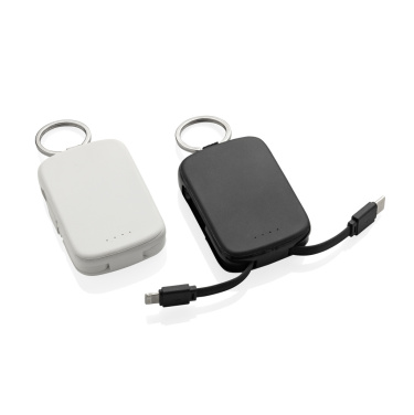 Logotrade presentreklam bild: Nexo RCS nyckelringspowerbank 2000 mAh med integrerade kabla