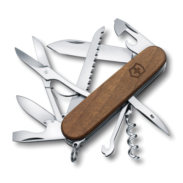 Logotrade kampanjprodukter bild: VICTORINOX Huntsman Wood Fickkniv 13 funktioner