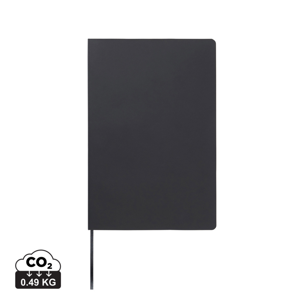 Logotrade profilprodukter bild: VINGA Baltimore RCS PU softcover notebook